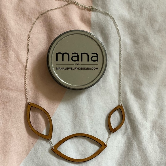 Mana Jewelry Designs bamboo/ silver necklace - Picture 1 of 4